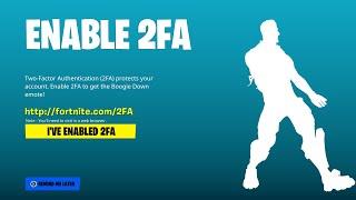 HOW TO ENABLE 2FA ON FORTNITE 2023