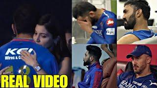 Anushka consoles crying Virat Kohli in dressing room after RCB got eliminated from IPL 2024