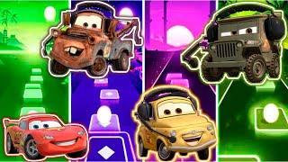 LIGHTNING MCQUEEN- MATER - LYIGI - SARGE | Tiles Hop EDM RUSH