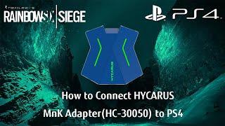 【New Model】How to Connect HYCARUS MnK Adapter (HC-30050) to PS4/ PS3