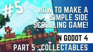 Godot 4 Platformer Tutorial - Part 5 - Collectable Items