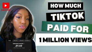 How Much TikTok Pays for 1,000,000 Views