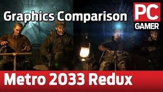 Metro 2033 Redux comparison: original vs. Redux at 2560x1440