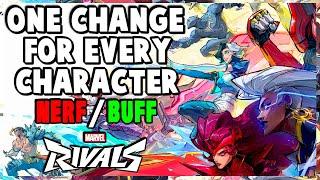 AT LEAST 1 CHANGE For EVERY CHARACTER in MARVEL RIVALS (Nerf / Buff)