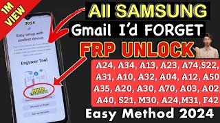 Samsung FRP Bypass 2024  Android 12/13/14 New Security 2024 100% Working Solution | Frp Bypass