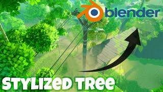 How to create stylized tree in BLENDER