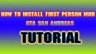 GTA San Andreas - How to install First Person mod!