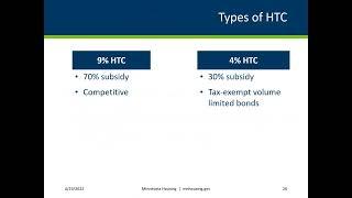 Minnesota Housing: Intro to Housing Tax Credits