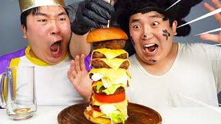20000kcal Giant Burger Challenge! | beef cheese Burgers Mukbang ASMR | How to make a giant beef