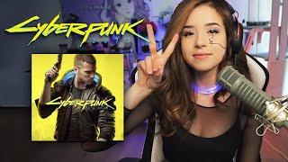 Pokimane cosplays and plays Cyberpunk 2077