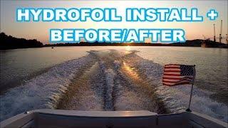 Hydrofoil SE300 Sport install + BEFORE and AFTER TEST - How to Install Hydro Foil Whale Tail