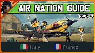 Air Nations in War Thunder EXPLAINED: Part 4 - Italy & France | War Thunder Plane Countries Guide