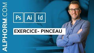 Formation Adobe Photoshop, Illustrator et Indesign | EXERCICE- Pinceau