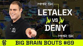 LetaleX VS Deny | Big Brain Bouts #69 | Starcraft 2