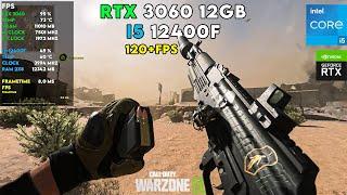 Warzone 2 - RTX 3060 12GB + i5 12400F - Extreme Settings (120+FPS) + DLSS 1080p Benchmark!