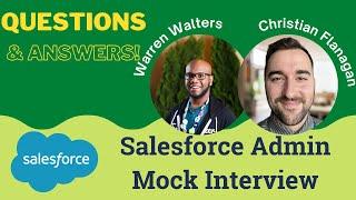 Salesforce Admin Mock Interview 2023 | Jr/Mid Question And Answer