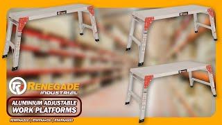 Renegade Industrial Aluminium Adjustable Work Platforms