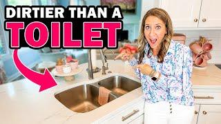 Do THIS Weekly! How to Easily Clean the Kitchen Sink.