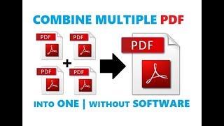 How To Merge Multiple PDF Files Into One PDF | Without Software | Free Online