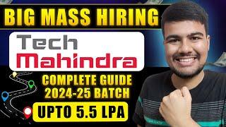 Tech Mahindra 2024-25 Hiring: Freshers | This Is Your Chance to get 5.5 LPA