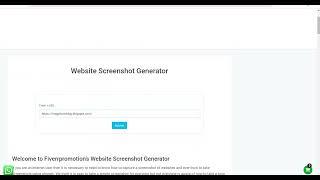 Blogspot Tubes : How To Use Website Screenshot Generator For Blogger Website