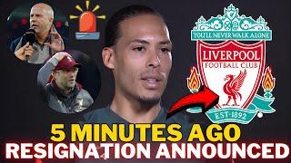 URGENT! VAN DIIJK CONFIRMS DEPARTURE! DETONATED ALL PLAYERS! LIVERPOOL NEWS