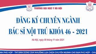 Tuyển sinh bác sĩ nội trú khóa 46 năm 2021 [BSNT 46 - ĐHYHN]