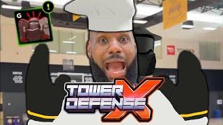 Lebron James, scream if you love Tower Defense X