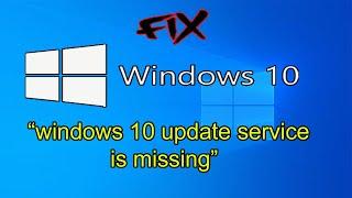 HOW TO FIX Windows 10 Update Service is Missing from SERVICE.MSC [2020 BEST TUTORIAL]