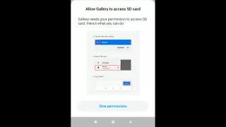How To Fix Sd Card Permission Problem | Allow Gallery To Access Sd Card  | How To Fix |