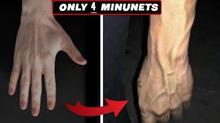 get veiny hands permanently in 4 minutes / step by step