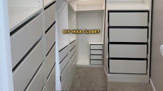 DIY IKEA PAX CLOSET ORGANIZER