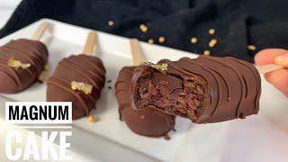 Deliciousnessly MAGNUM CAKE RECIPE | How to make perfect CAKESICLES