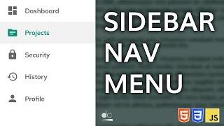 Mobile Friendly Navigation Menu WITH ICONS using HTML and CSS