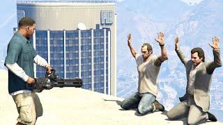 GTA V PC Franklin Kills Trevor And Michael (Editor Rockstar Movie Cinematic Short Film)