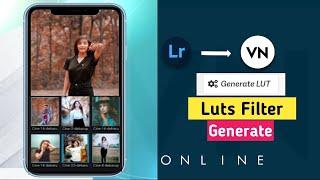 How To Create VN  Custom Luts Filter in Android | Use Lightroom presets in Vn App