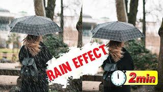 How to Create an AWESOME Rain Effect in Photoshop 2023
