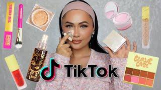 Tiktok Made me Buy it 2024! Full Face of Tiktok Makeup