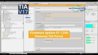 Firmware update S7-1200 || TIA Portal
