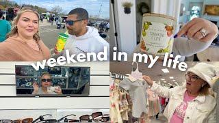 food truck festival + tjmaxx shopping with mom | weekend vlog