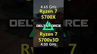 Ryzen 7 5700X vs Ryzen 7 5700x3D in Delta Force | RTX 3080 Ti [1080p]