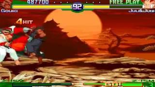 「TAS」 Street fighter zero 3 - reverse dramatic battle ; Gouki vs Ryu & Vega