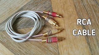 How to make RCA Cables | DIY RCA Cable