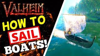Valheim - How To Sail Boats in The Ocean!