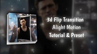 3d Flip Basic Transition  Alight Motion Tutorial + Preset @ShaPresets#alightmotion