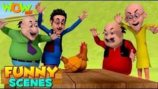 BEST SCENES of MOTU PATLU | FUNNY Cartoons in Hindi | Wow Kidz | Compilation 63