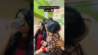 Kissing Prank On Wifein front of Saali Sahiba #shorts #kiss #viral #short