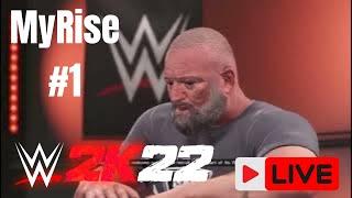 WWE 2K22 MyRise Ep 1: Legends Of the Pin-fall PS4 LIVE Gameplay