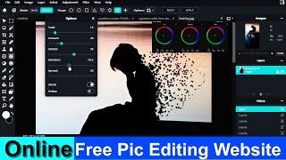 Online photo editing full tutorial | Pixlr E photo editing tutorial Hindi | Free Online photo editor