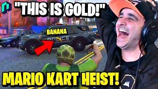 Summit1g Trolls Cops in HILARIOUS Mario Kart Heist on NoPixel! | GTA 5 RP